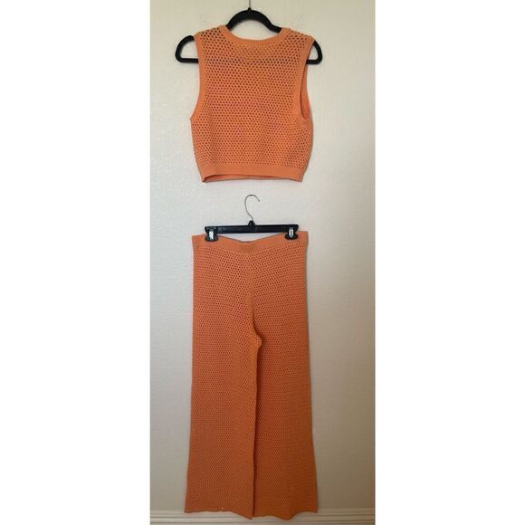 House of Harlow Crochet Pants and Cropped Tank Set NEW - Picture 6 of 8